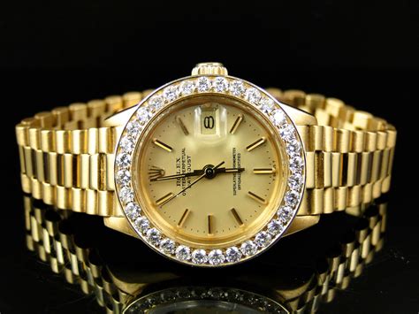 women rolex gold watch|pre owned women's rolex watches.